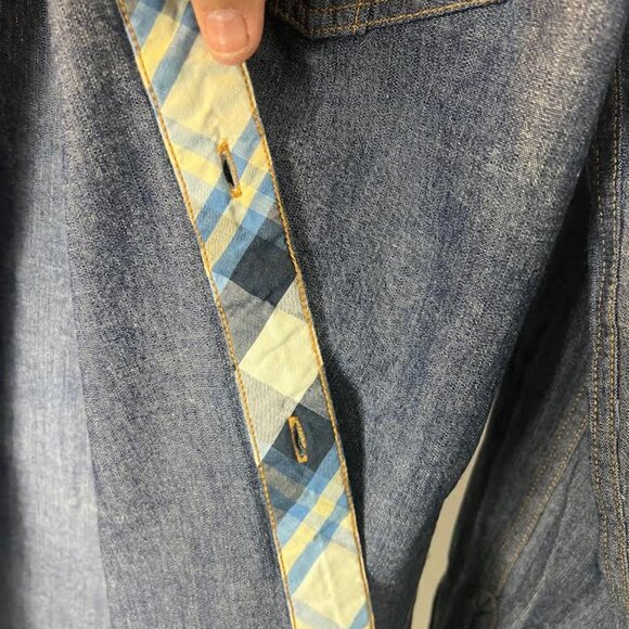 Levi's Men's Dark Denim Working Shirt - Size M - Picture 6 of 8